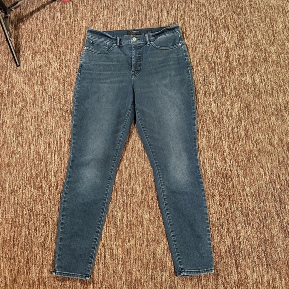 Lucky Brand High Rise Bridgette Skinny Jeans Dark Wash Size 14/32 - Picture 2 of 10